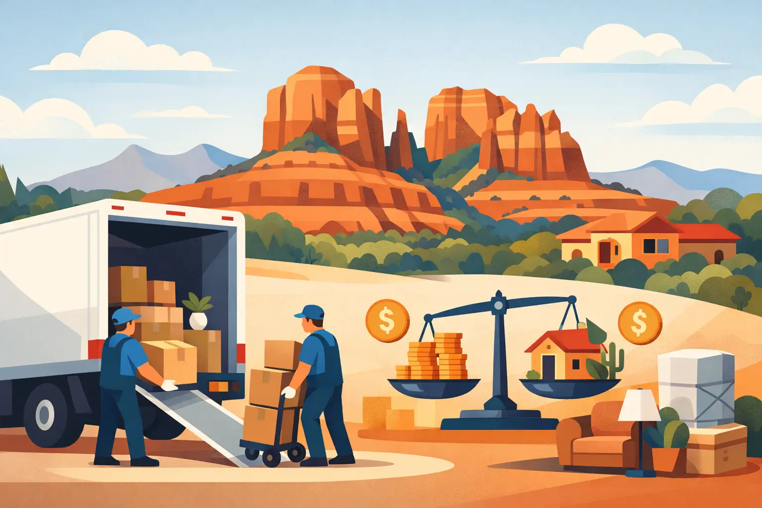 How Much Do Movers Cost in Sedona? Typical Rates